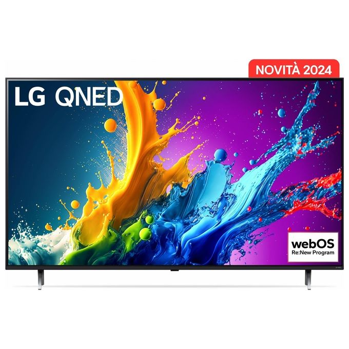 LG QNED 75'' Serie QNED80 75QNED80T6A TV 4K 3 Hdmi Smart Tv 2024