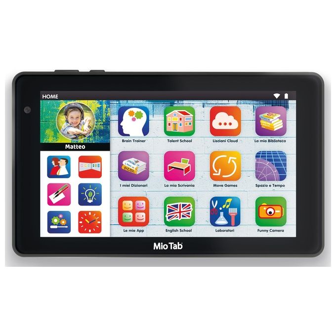Lisciani Tablet Hi Tech Mio Tab Evolution Pro 7 Grigio e Blu