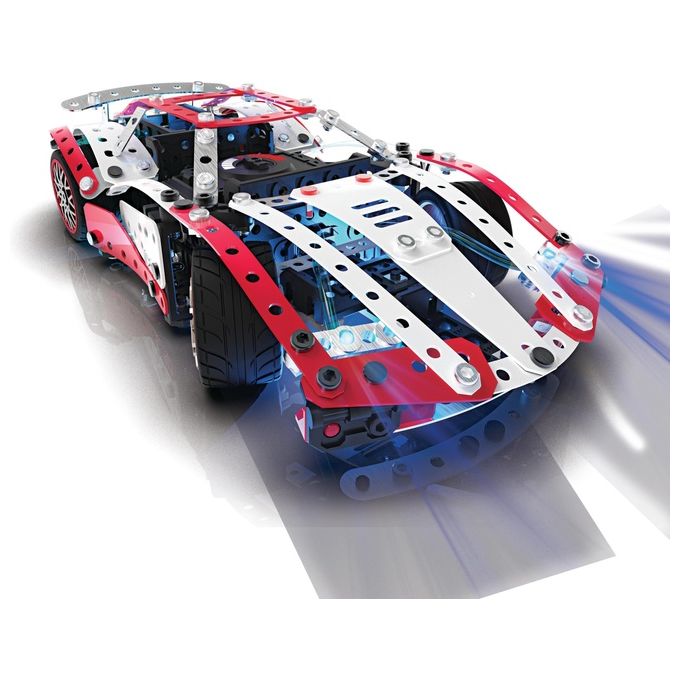 Meccano Multimodello da 25 Supercar Motorizzata Kit Di Costruzioni con 347 Pezzi Attrezzi e Fari Funzionanti
