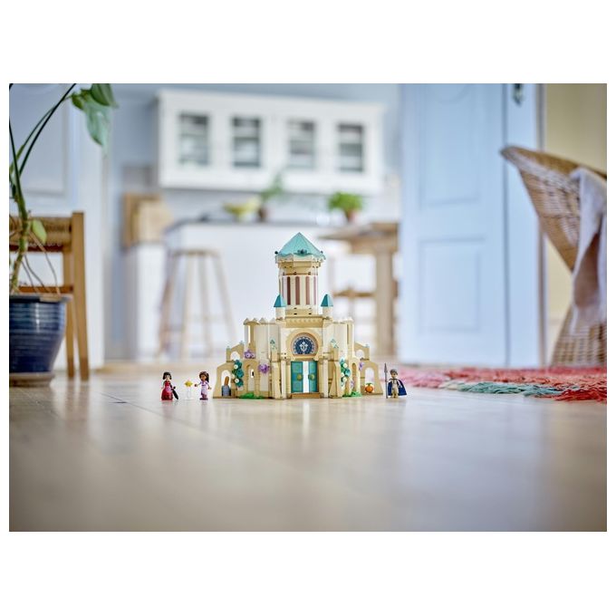 LEGO Disney Wish 43224 Il Castello di Re Magnifico, Gioco da Costruire dal Film Wish con Mini Bamboline, Regalo di Natale
