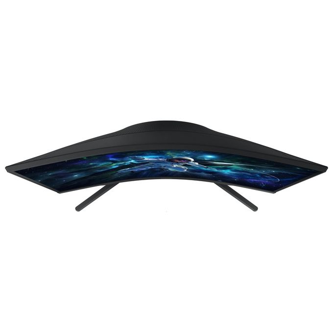 Samsung Monitor Gaming Odyssey G5 (S27CG554) Curvo (1000R) 27'' 2560x1440 (WQHD 2K) HDR10 VA 165 Hz 1 ms (MPRT) FreeSync HDMI Display Port Ingresso Audio Flicker Free Eye Saver Mode