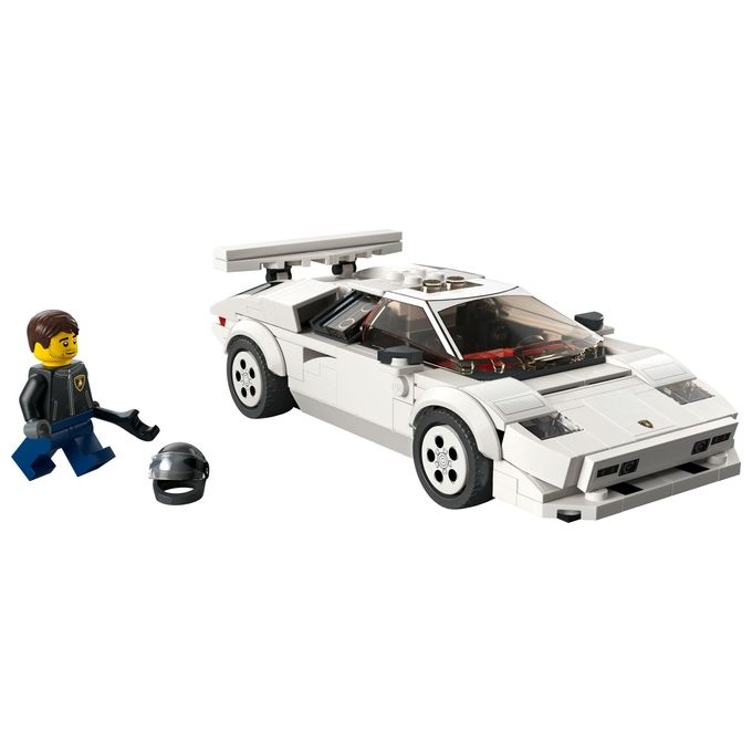 LEGO Speed Champions 76908 Lamborghini Countach, Giochi per Bambini di 8+ Anni, Auto Sportiva Giocattolo, Replica Supercar