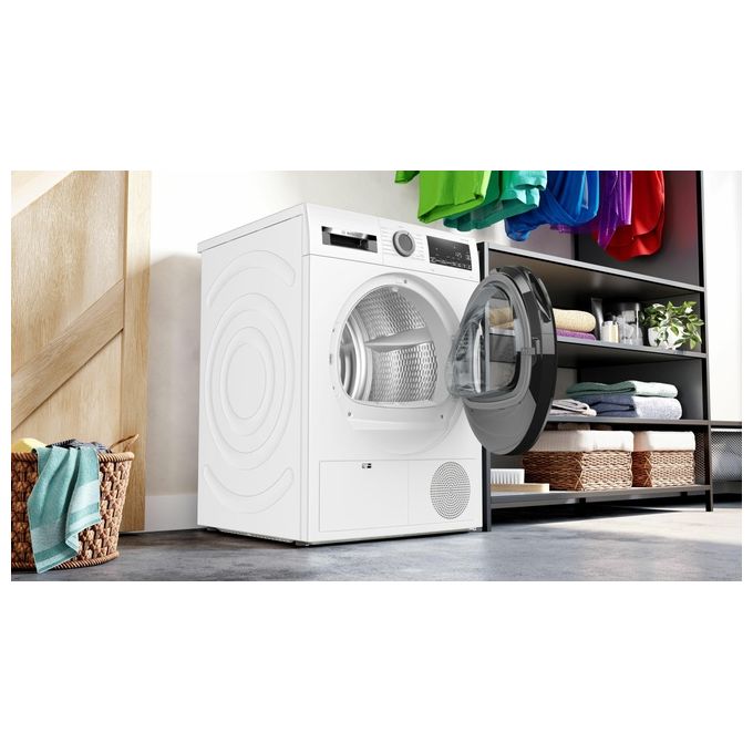 Bosch WQG23100IT Serie 6 - Asciugatrice a pompa di calore 8 kg, Classe A++, AutoDry, programma delicati, (84x60x61 cm), Bianco