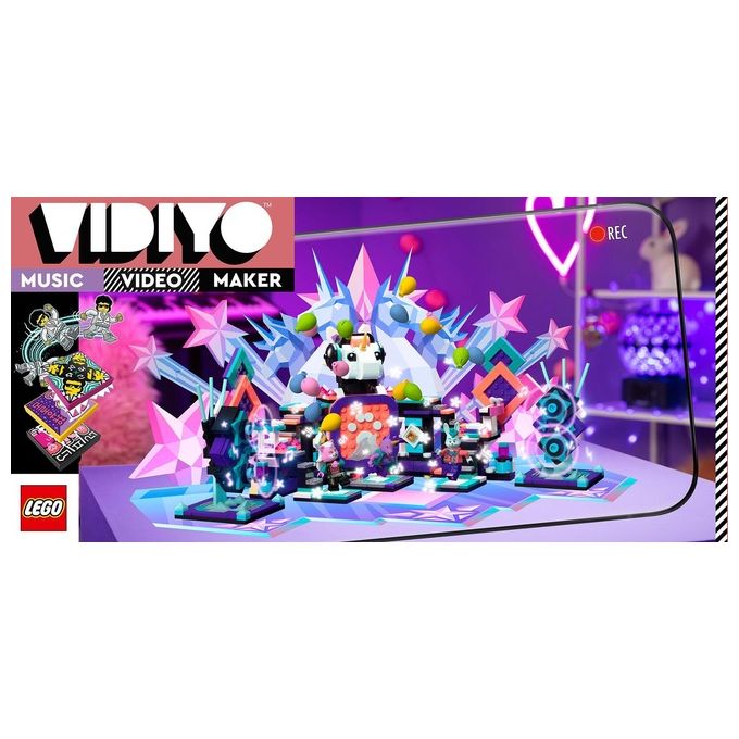 LEGO 43113 VIDIYO K-Pawp Concert BeatBox Creatore Video Musicali con 3 Minifigure 502 pezzi colore Nero