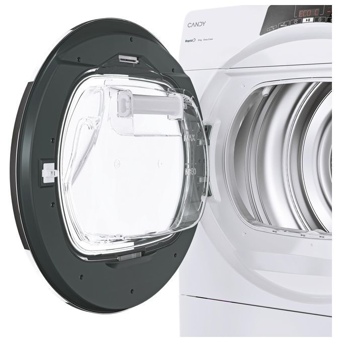 Candy Rapido' ROE H8A2TCEX-S Asciugatrice Libera Installazione Caricamento Frontale 8Kg Classe Energetica A++ Bianco