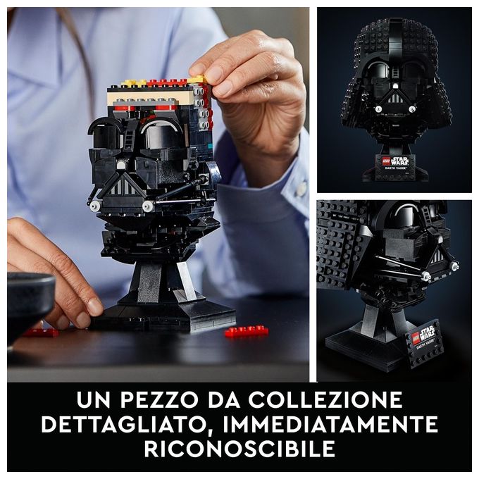 Lego, Casco Darth Vader Star Wars, Set costruzioni 75304