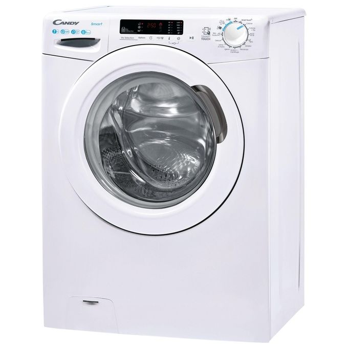 Candy CSS4372DW4111 Smart Lavatrice Frontale Slim 7 Kg 1300 rpm Classe B Vapore NFC (85x60x44 cm) colore Bianco