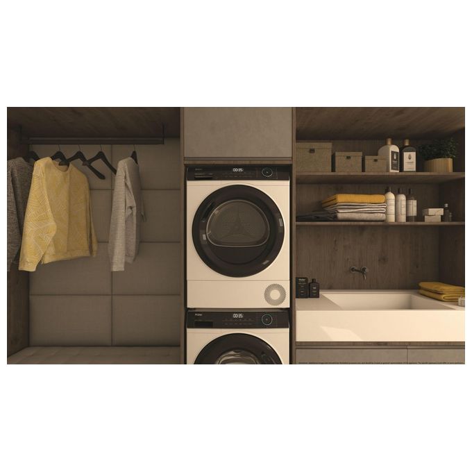Haier I-Pro Series 3 HD100-A2939 Asciugatrice 10 kg Classe A con Pompa di Calore Profondita' 665 cm colore Bianco