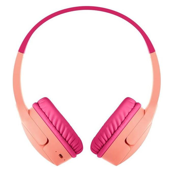 Belkin SoundForm Mini Cuffie Wireless per Bambini con Microfono Rosa
