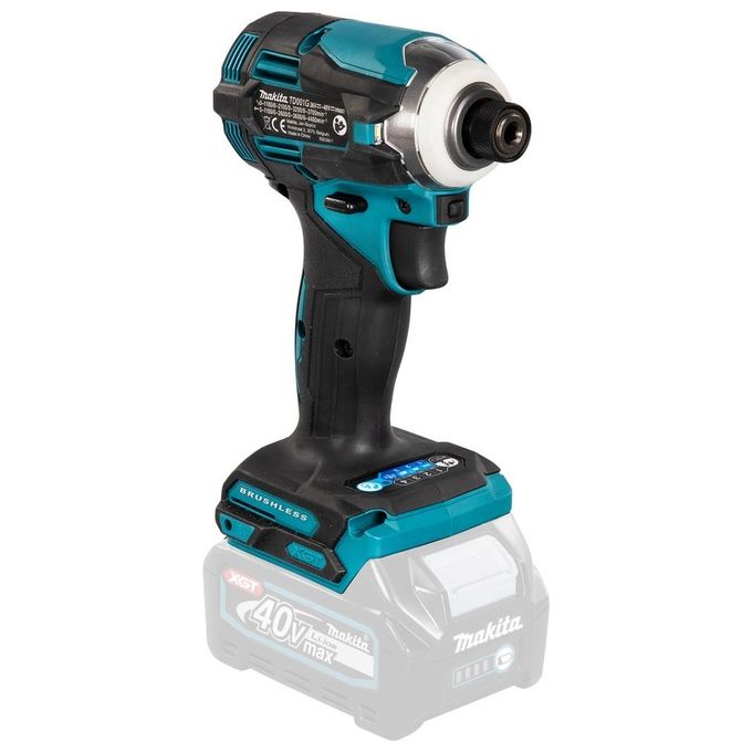 Makita Td001Gz02 Avvitatore Ad Impulsi 40V 1-4 Bl 210Nm (Batteria Non Inclusa)