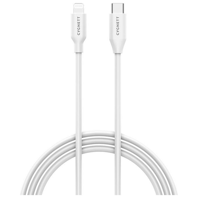 Cygnett Cavo da Lightning a Usb-C 2mt Bianco