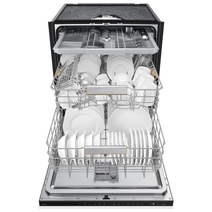 Samsung Serie 6 DW60DG790B00U1 Lavastoviglie da Incasso a Scomparsa Totale 14 coperti Classe a Motore Inverter + Wi-Fi SmartThings + Auto Open (815 × 595 × 552 cm) JetClean