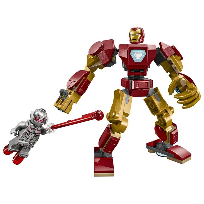 Lego Set 76307 Mech di Iron Man vs Ultron Marvel Super Heroes Assemblaggio Creativo per Fan e Collezionisti