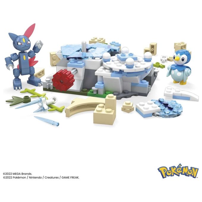 Mattel Mega Pokemon Divertimento sulla Neve per Piplup e Sneasel