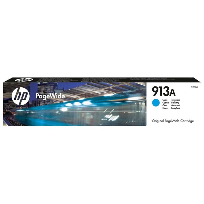 HP Cartuccia Originale 913a Ciano Pagewide