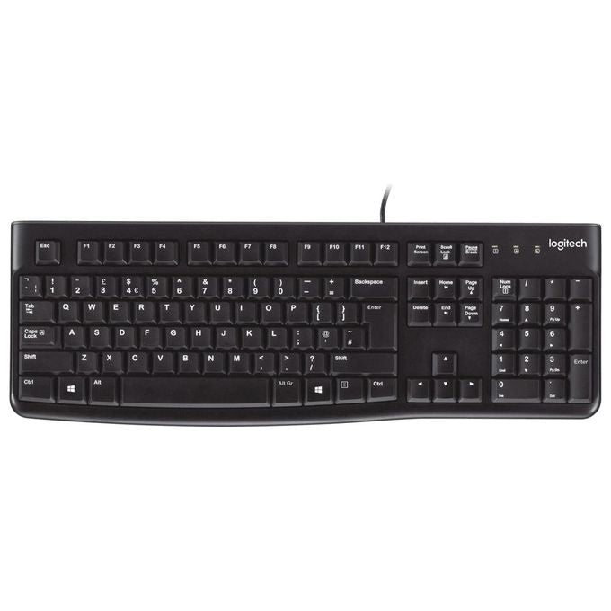 Logitech K120 Tastiera Usb Qwerty International EEr Nero