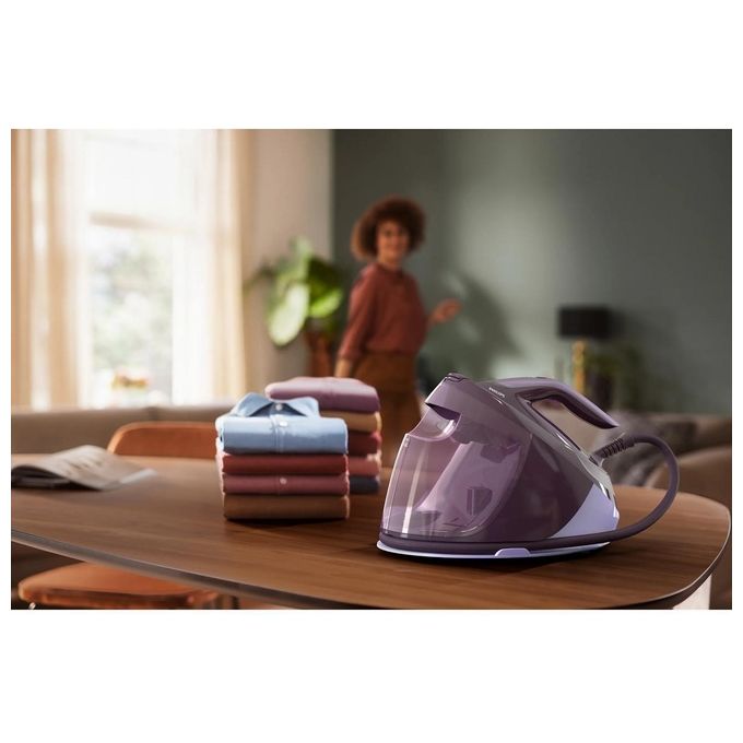 Philips PSG7150-30 Ferro da Stiro a Vapore Perfect Care 7000 Series 1.8 Litri 2100W Viola