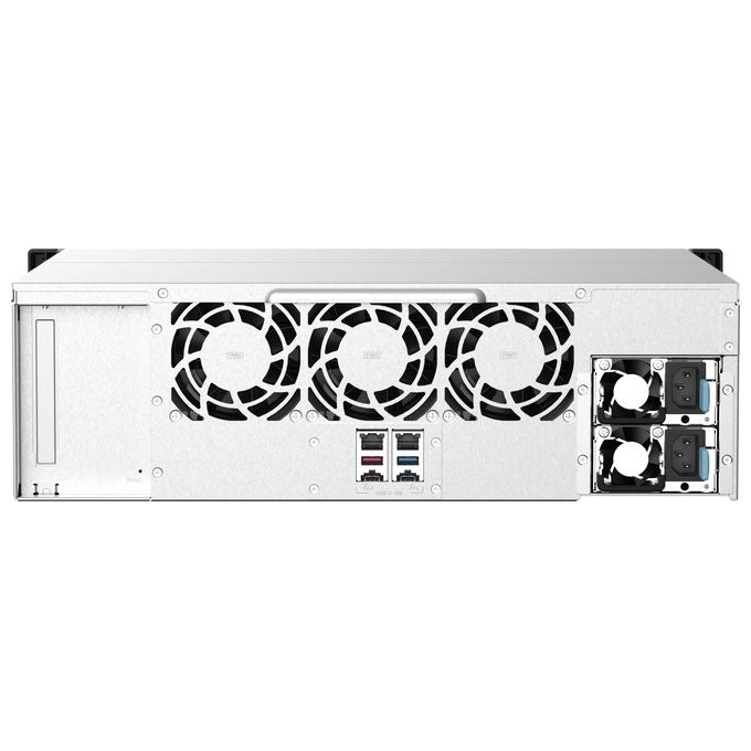 Qnap TS-1673AU-RP-16G Server Nas e di Archiviazione Armadio 3U Collegamento Ethernet Lan Nero-Grigio V1500b