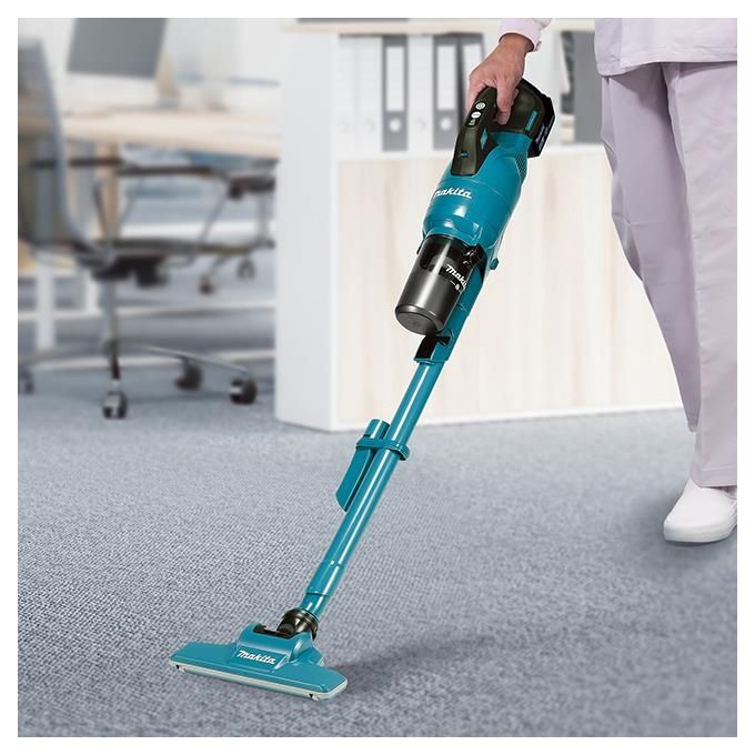 Makita DCL286FRF Aspirapolvere a Batteria 18 V-3.0 Ah 1 Batteria con Caricatore con Unita' Ciclonica