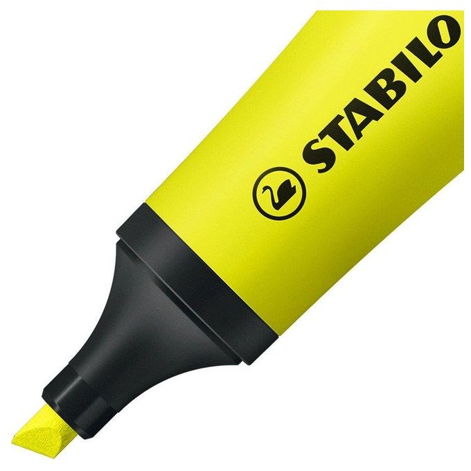 Evidenziatore - STABILO NEON - Retina da 4 - Giallo-Verde-Arancio-Rosa