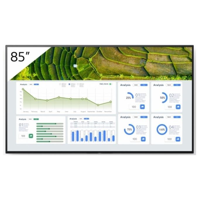 Sony FW-85BZ30L Visualizzatore di Messaggi Pannello Piatto per Segnaletica Digitale 85'' Lcd Wi-fi 440 Cd-m² 4k Ultra Hd Nero Android 24-7