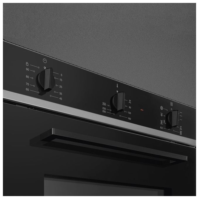 Smeg SF64M3TB Forno da Incasso Multifunzione Elettrico Termoventilato 70 litri Nero Sistema di pulizia Vapor Clean Classe A