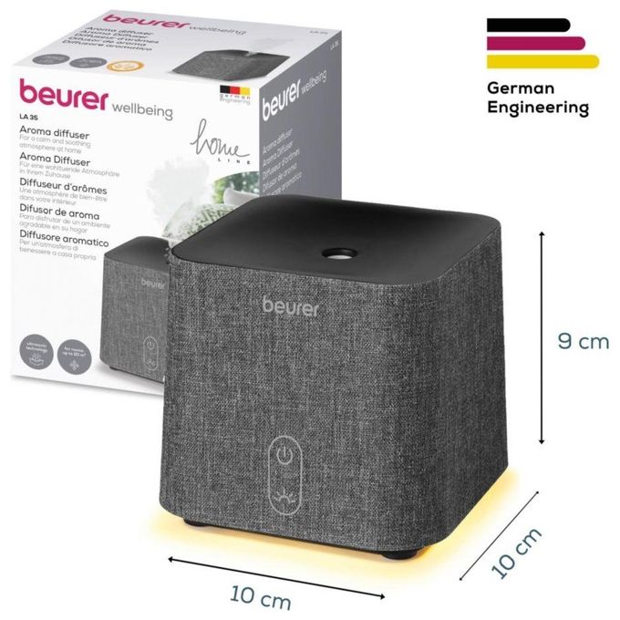 Beurer LA 35 Diffusore Aromi in Tessuto Grigio