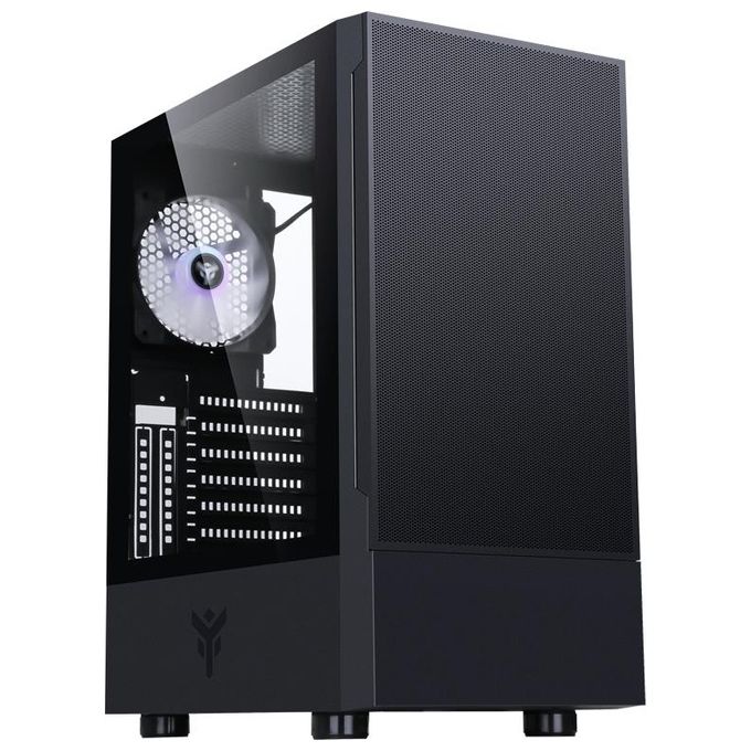 Itek SIISBE 3.0 Gaming Midi Tower Nero 3x12cm ARGB fan USB3