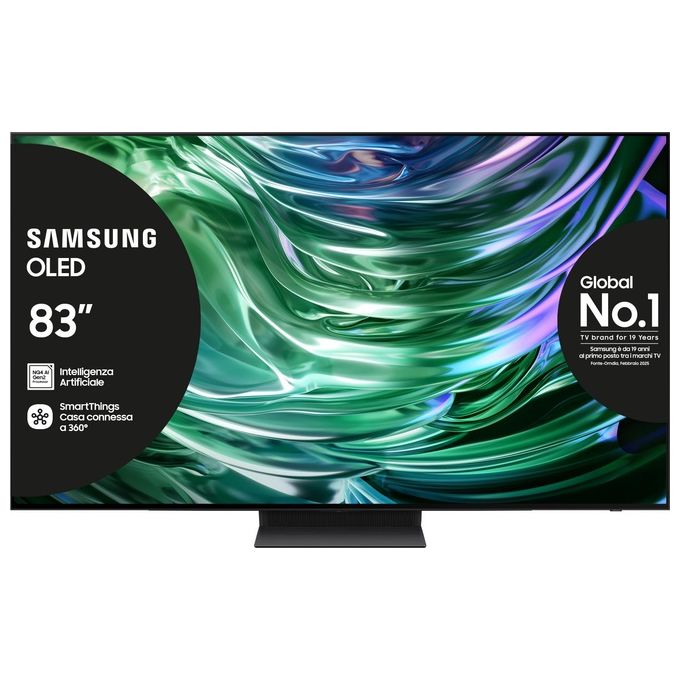 Samsung QE83S90DAEXZT Tv Oled 4k 83'' Smart Tv Wi-fi Graphite Black 2024 Processore Nq4 Ai Gen2 Self-Illuminating Pixels Laser Slim Design Dolby Atmos