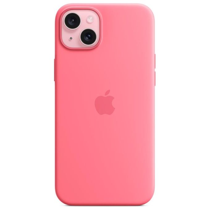 Apple Custodia MagSafe in Silicone per iPhone 15 Plus Rosa ​​​​​​​