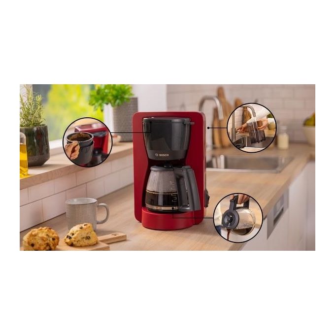 Bosch TKA2M114 Macchina per Caffe' Manuale con Filtro 1.25 Litri