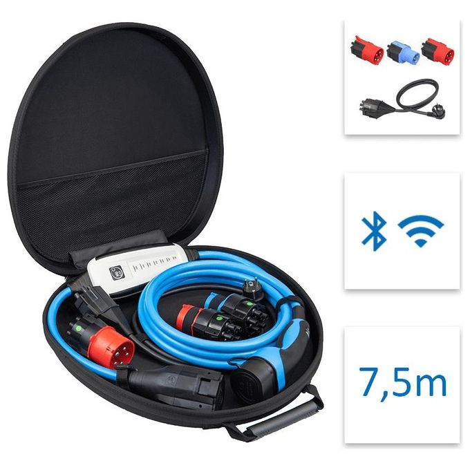 NRGkick 32A 7.5mt Kit Optimal GSM WLAN con Adattore e Custodia