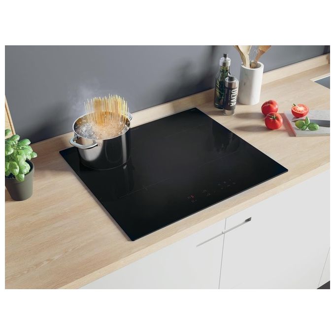 Candy CI64248CTT - Piano cottura a induzione, 59 cm, 4 zone, Power Management, controllo touch, Nero