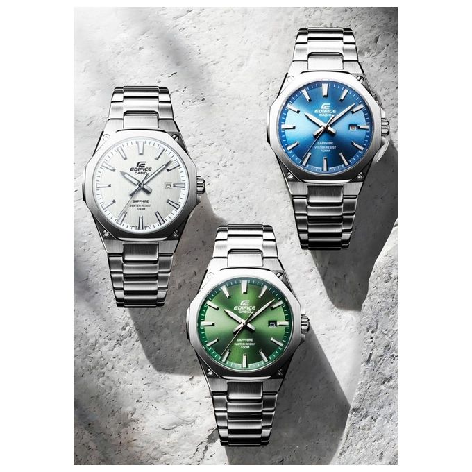 Casio Orologio da Polso Edifice Analogico Inox