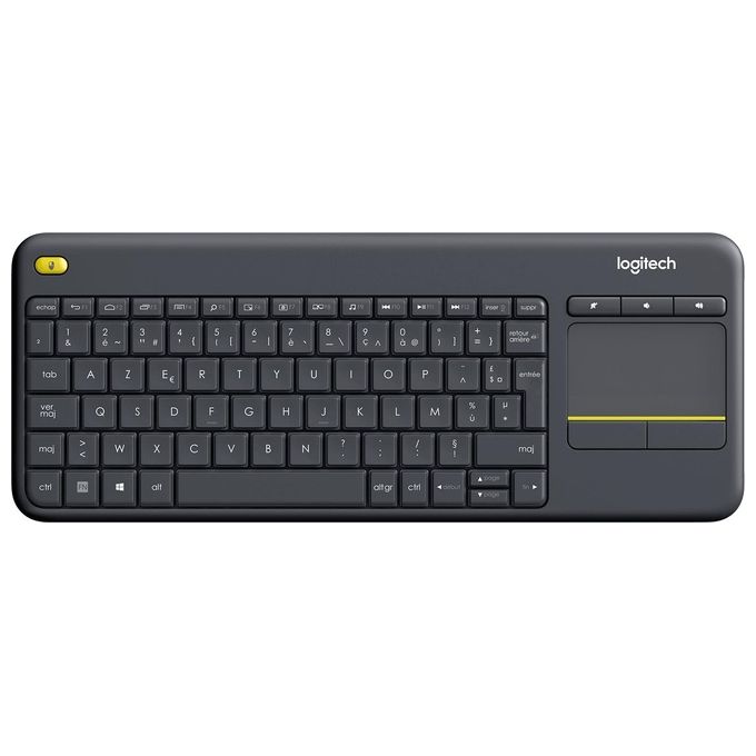 Logitech K400 Plus Tastiera Rf Wireless Azerty Francese Nero