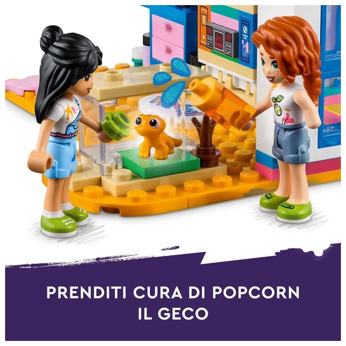 LEGO Friends 41739 La cameretta di Liann, Camera da Letto a Tema Artistico con Mini Bambolina Autumn, Giochi per Bambini 6+