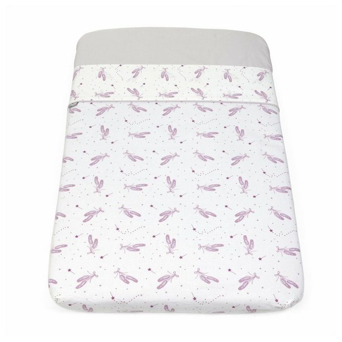 Chicco Lenzuola Culla Next2me Set 2 Pezzi Pink Ballet