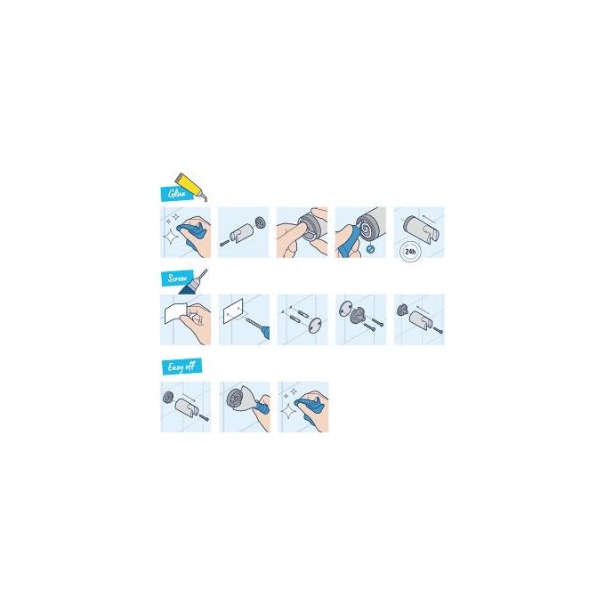 Grohe Set Saliscendi con Doccia Vitalio 27949002 Finitura Cromo