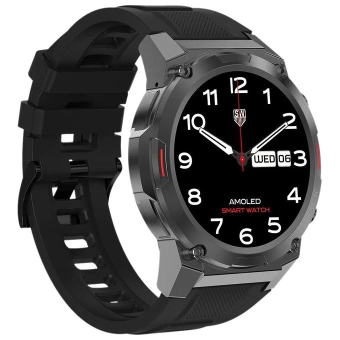 Maxcom FW63 Cobalt Pro black 1.43'' Sport Salute Notifiche Nero