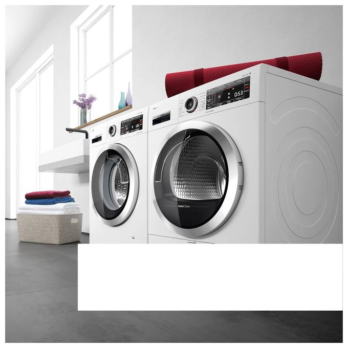 Bosch WQH245A0IT Asciugatrice 9 Kg Classe A con Pompa di Calore Profondita' 60 cm Auto Dry colore Bianco
