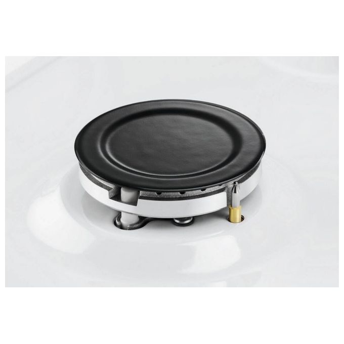 Electrolux EGS 6414 W Piano Cottura a Gas 4 Fuochi Bruciatore Tripla Corona Comandi Laterali 60 cm Bianco