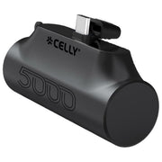 Celly PowerBank Compact Usb-C 5000mAh Nero