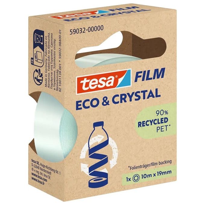 Tesa Confezione10 Tesafilm Eco Crystal 10x19 Hfb