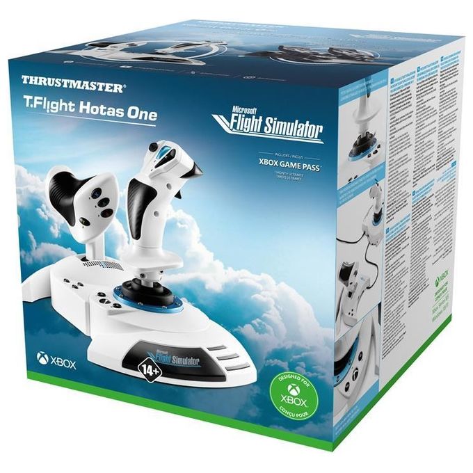 Thrustmaster T.Flight Hotas One Microsoft Flight Simulator Edition - L'HOTAS per iniziare piu' venduto ora accompagnato da licenza ufficile Microsoft Flight Simulator su Xbox Series X-S e PC.