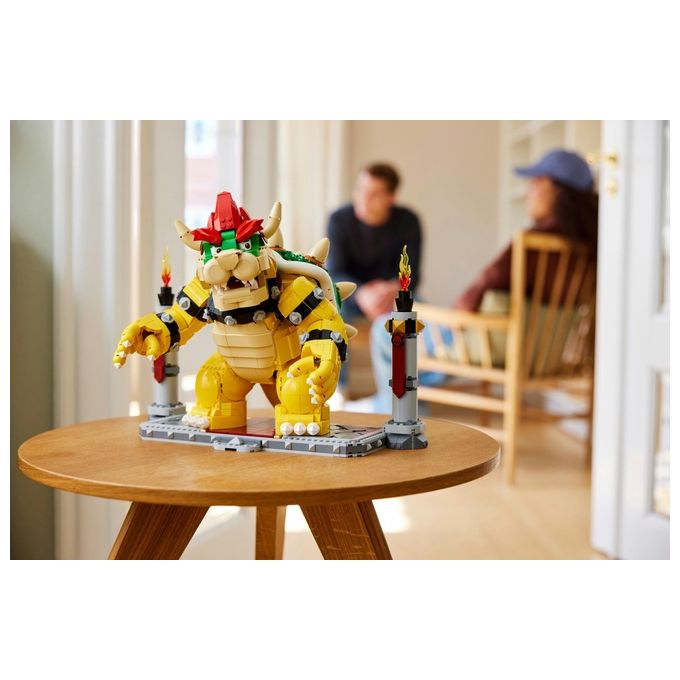 LEGO Super Mario 71411 Il Potente Bowser, Kit di Costruzioni per Adulti, Idee Regalo, Personaggio Snodabile 3D da Collezione