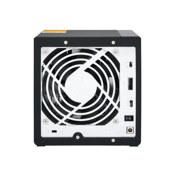Qnap TL-D400S Contenitore di Unita' Di Archiviazione 2,5-3,5'' Enclosure Hdd-Ssd Nero-Grigio
