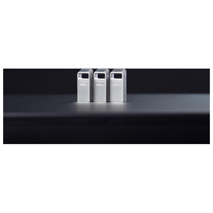 Kingston Technology DataTraveler Micro Unita' Flash USB 64Gb USB tipo A 3.2 Gen 1 Argento