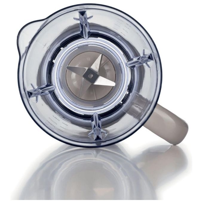 Ariete 576 Frullatore Breakfast 500W 4 Lame in Acciaio Inox 2 Velocita' con Funzione Pulse Capacita' 1.5 Litri Dark Grey