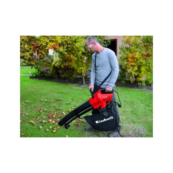 Einhell Soffiatore Aspiratore Elettrico GC-EL 2600 E Potenza 2600 W Capacita' Aspirazione Fino a 780 m³-h e Funzione Trituratore