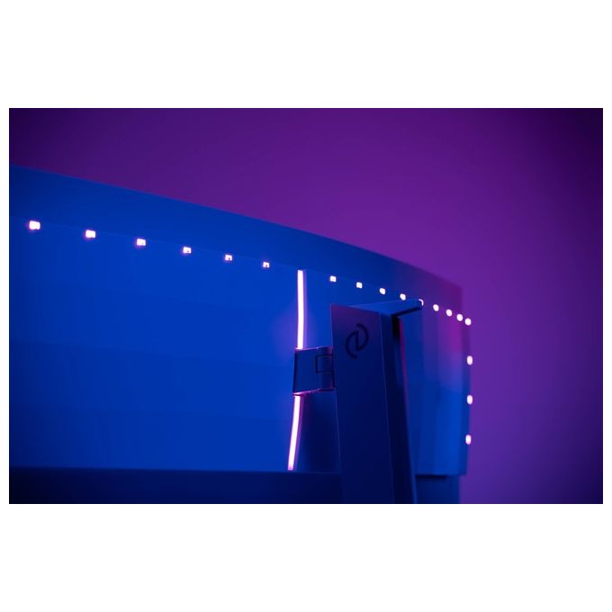 Philips Evnia 8000 49M2C8900 Monitor Gaming Curvo 49'' Dual QHD 240Hz  0,03 ms GtG, HDR400, Ambiglow (5120x1440, HDMI 2.1, DisplayPort 1.4, USB-C, USB Hub) bianco